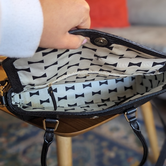 Kate Spade Grove Court Sm Leslie Top Handle Bag - Black - Picture 4 of 6